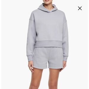 Balance Collection Wren Fleece Hoodie & Short Set - “Sleet”